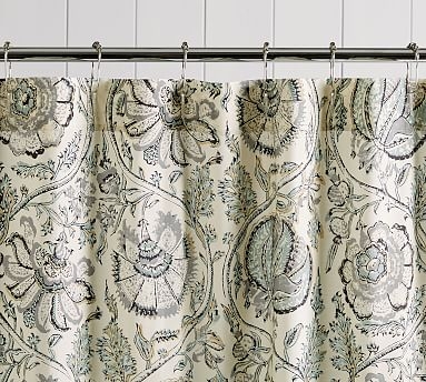 Haylie Shower Curtain, 72", Gray - Image 0