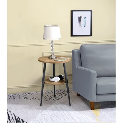 Melantha Round 2-Tier End Table - Image 0