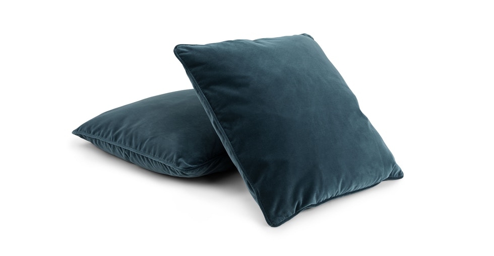 Lucca Pacific Blue Pillow Set - Image 1