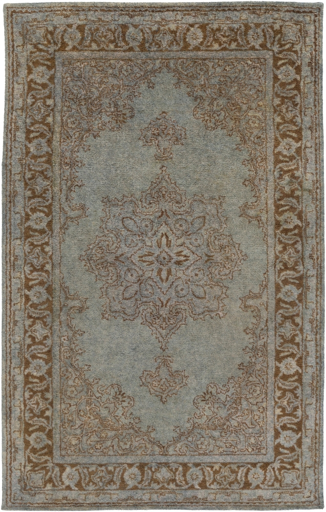 Mykonos Blue Indoor 3'3" x 5'3" Handmade Rug - Image 1