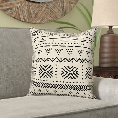 Emil Pattern Outdoor Throw Pillow - Image 0