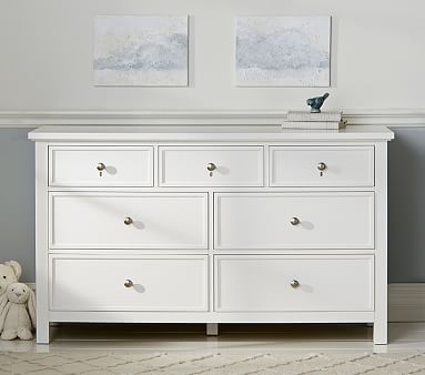 Elliott Extra Wide Dresser, Simply White - Image 1