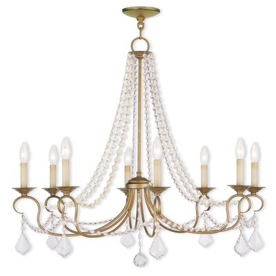 Devana 8-Light Candle-Style Chandelier - Image 0