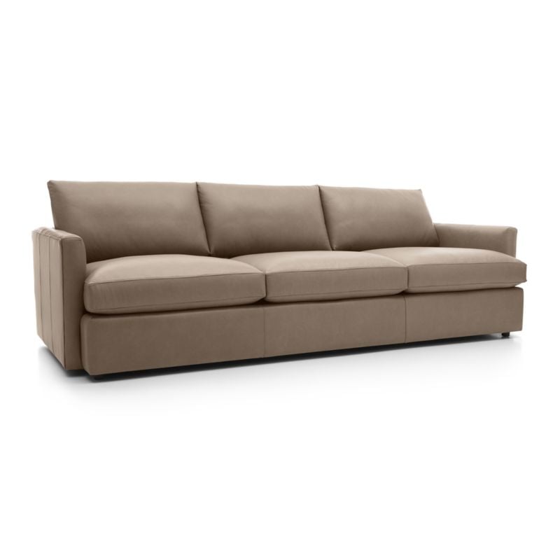 Lounge Deep Leather 3-Seat Grande Sofa 105" - Image 2