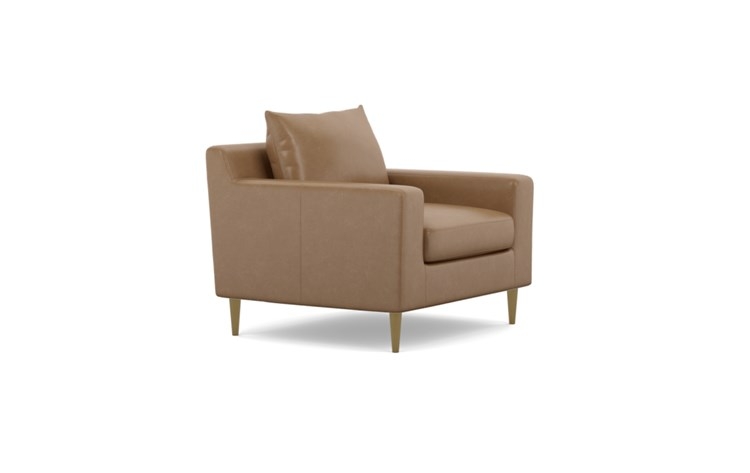 Sloan Leather Accent Chair - Image 1