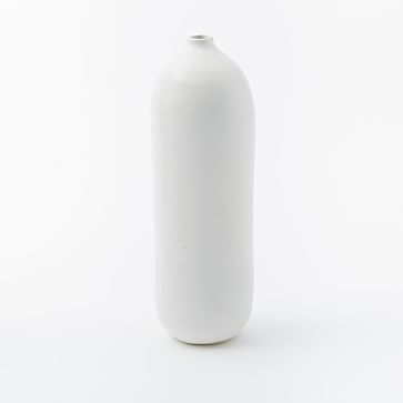 Judy Jackson Bottle Vase, Small, White - Image 3