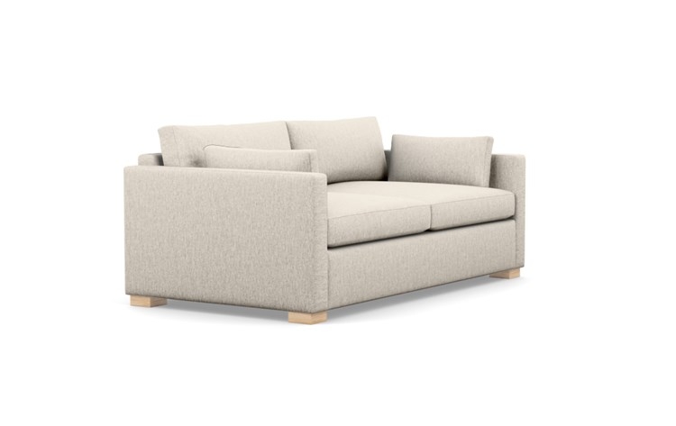 Charly Sofa with Wheat Fabric and Natural Oak legs - Image 1