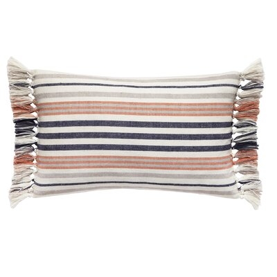 Splendid Home Yarn Dyed Oblong Throw Pillow Cover and Insert - Image 0