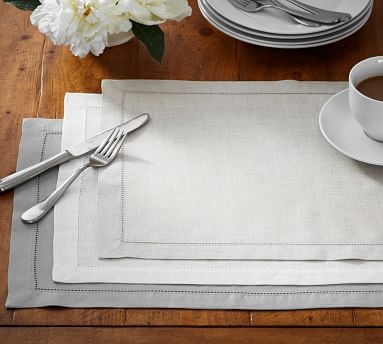PB Classic Placemat, Set of 4 - White - Image 3