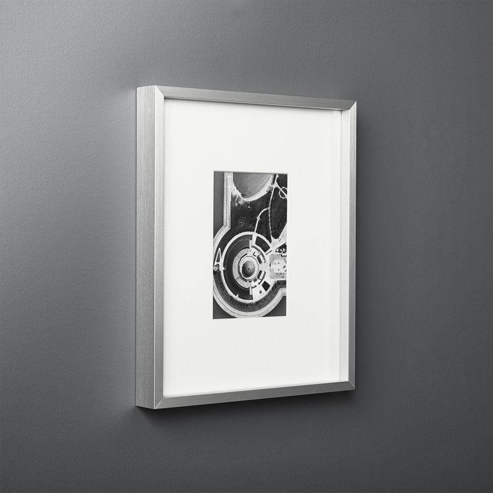 Gallery Silver Frame with White Mat 4x6 - Image 0