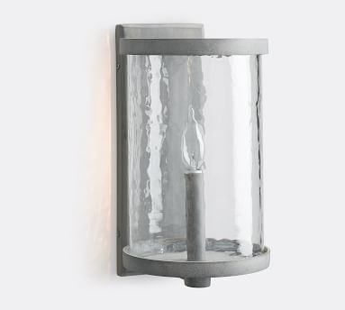 Murano Metal & Glass Sconce, Zinc - Image 5