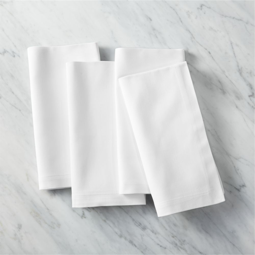 restaurant dinner napkins set of 4 - Image 0