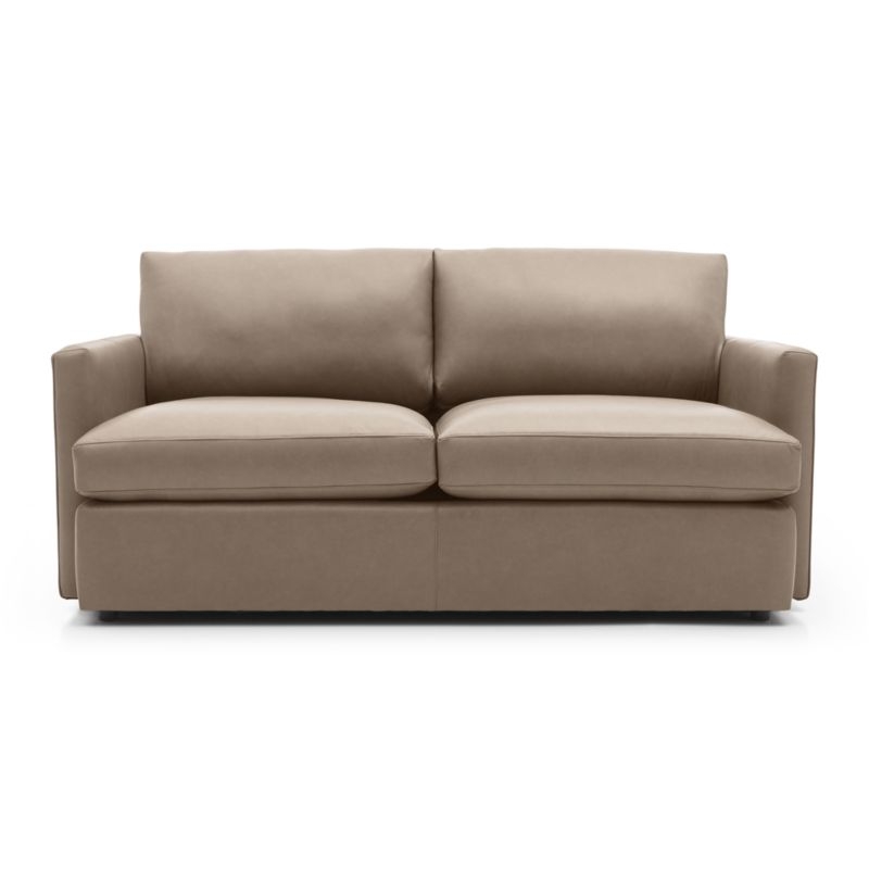 Lounge Leather Apartment Sofa - Image 1