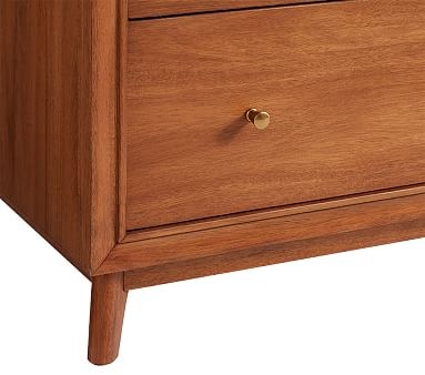 Sloan Extra Wide Dresser &amp; Topper Set, Acorn, Flat Rate - Image 1