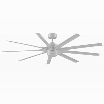 Modern LED Ceiling Fan, 72", Brushed Nickel - Image 4