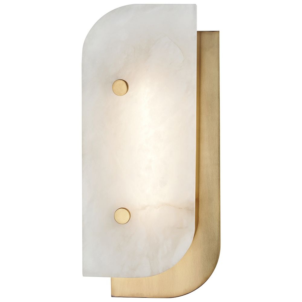 Hudson Valley Yin and Yang 13"H Aged Brass LED Wall Sconce - Style # 45K41 - Image 0