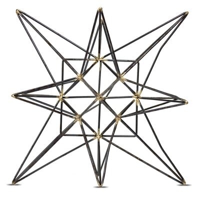 Metal Star Table Top Decor Sculpture - Image 0
