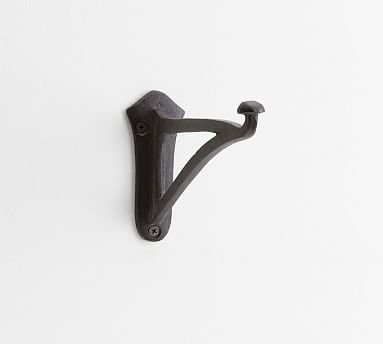 Wall-Mounted Lantern Hook, Gunmetal - Small - Image 0