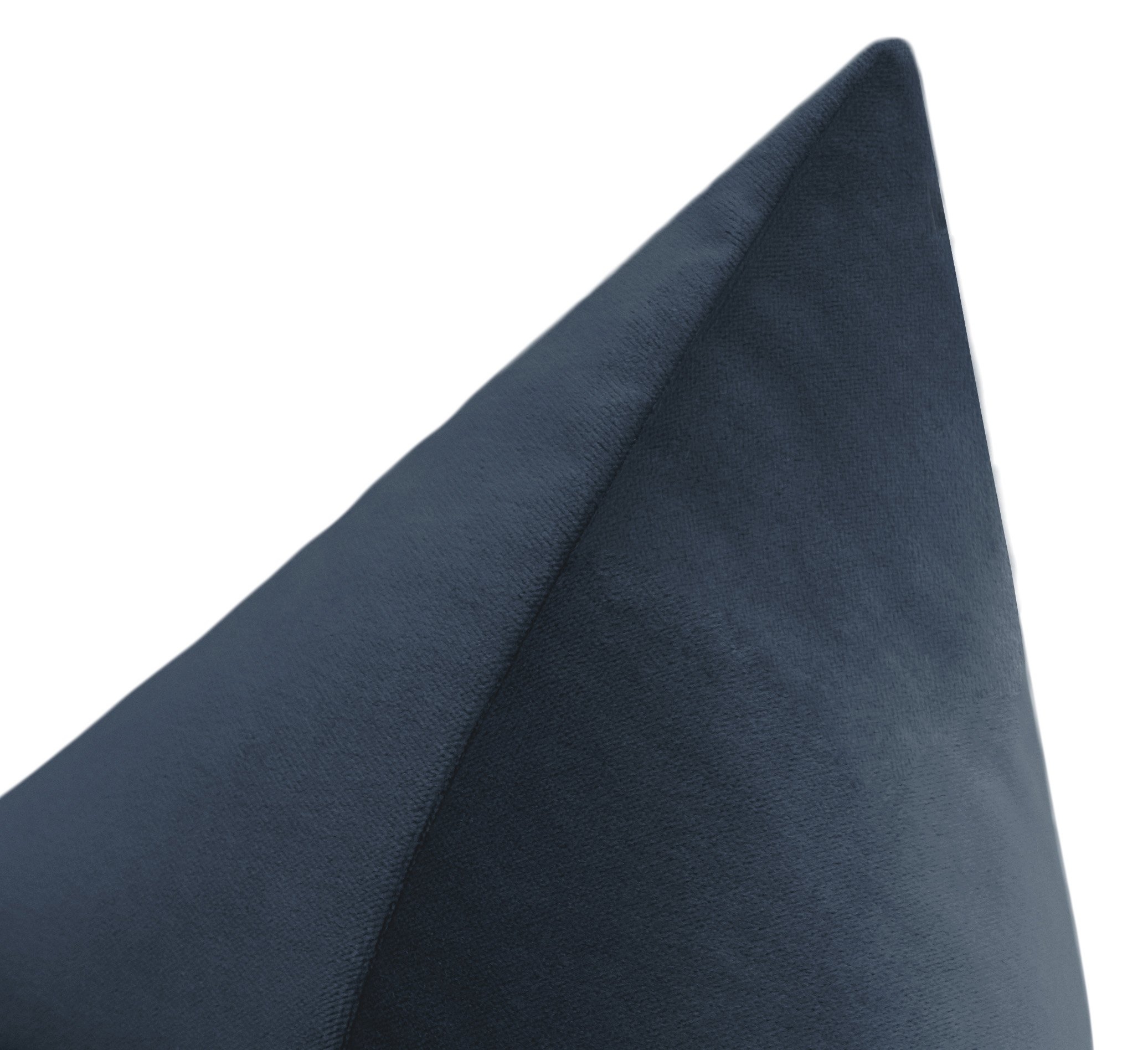 Society Velvet Pillow, Prussian Blue, 20" x 20" - Image 2