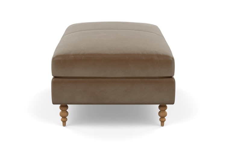 Sloan Leather Ottoman - Image 2