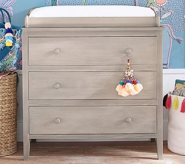 Emerson Nursery Dresser, Simply White, Flat Rate - Image 1