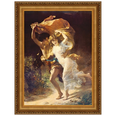 The Storm by Pierre-Auguste Cot Framed Painting Print - Image 0