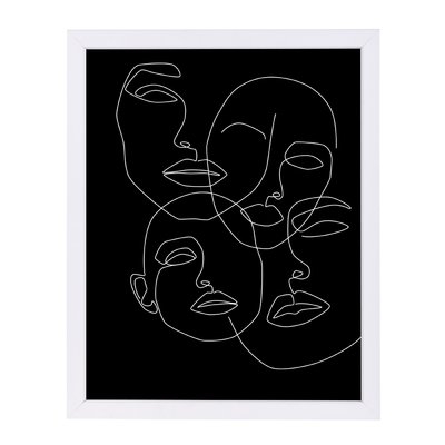 Faces by Explicit Design - Picture Frame Print on Canvas - Image 0