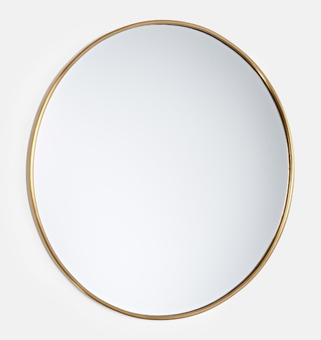 24" Round Metal Framed Mirror - Image 3