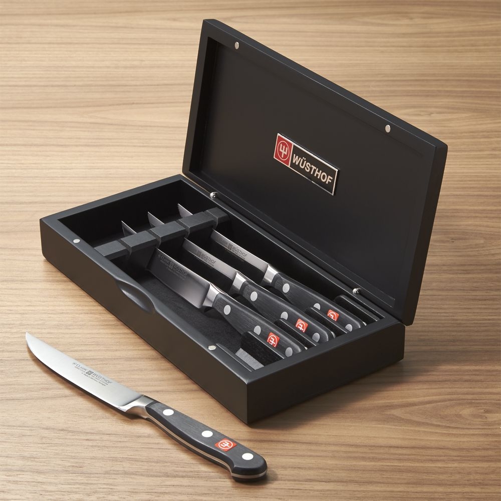 Wusthof ® Classic Steak Knives, Set of 4 with Box - Image 0