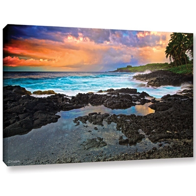 Hawaiian Pools Photographic Print on Wrapped Canvas - Image 0