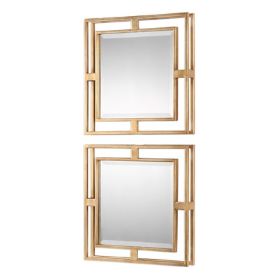 2 Piece Traditional Beveled Mirror Set (Set of 2) - Image 2