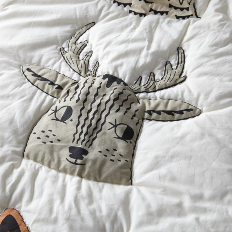Roxy Marj Woodland Animal Baby Crib Quilt - Image 4