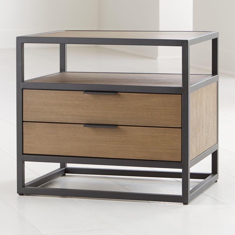 Oxford Shale 2-Drawer Nightstand - Image 0