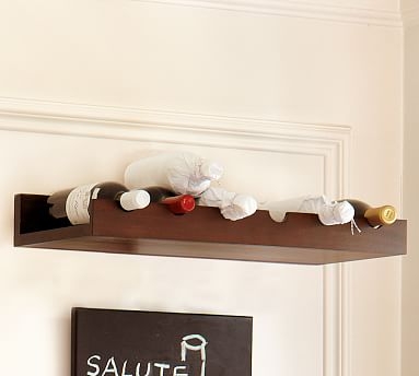 Holman Entertaining Shelf, Wine Bottle, Espresso Stain - Image 2