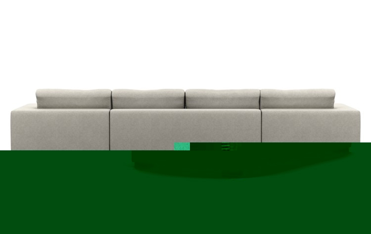 Charly Sofa with Wheat Fabric, Natural Oak legs, and Bench Cushion - Image 1