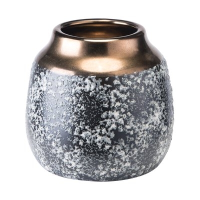 Spiritwind Stoneware Metal Table Vase - Image 0