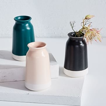 Paper & Clay, Vase, Peach/Cream - Image 3