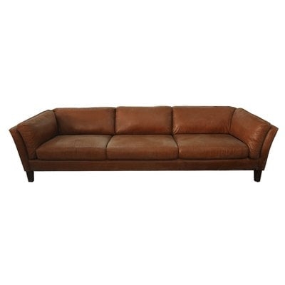 Condron 3 Seater Leather Sofa - Image 0