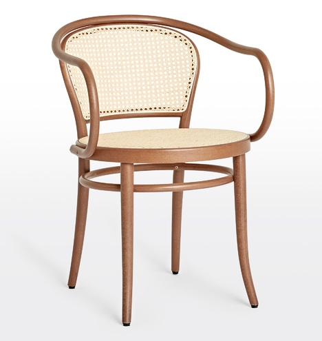 Ton 33 Caned Arm Chair - Image 4