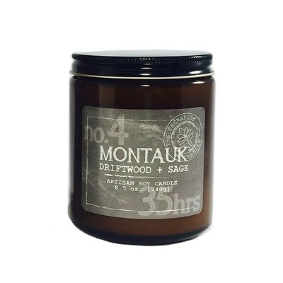 Montauk Driftwood and Sage Scent Jar Candle - Image 0