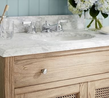 Sausalito Single Sink Vanity, Seadrift/Pine - Image 3