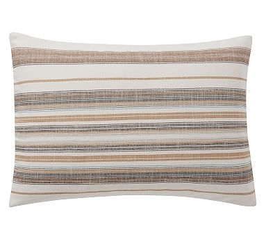 Franco Stripe Pillow Cover, 20X30", Natural Multi - Image 0