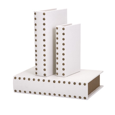 3 Piece White Book Box Set - Image 0