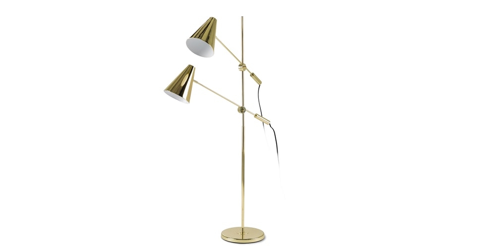 Beam Double Brass Floor Lamp - Image 0