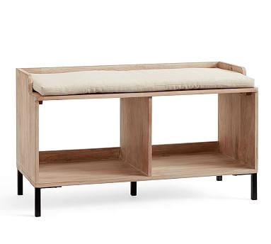 Murphy Entry Bench, Washed Mango - (Cushion not included) - Image 3