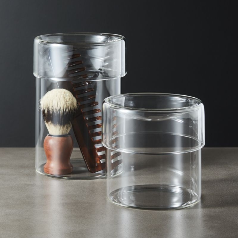 Dawson Small Round Glass Canister - Image 1