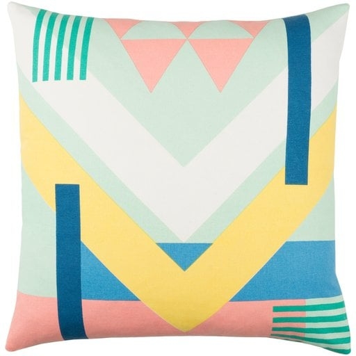 Lina INA-005 18"L x 18"W Pillow Cover - Image 1