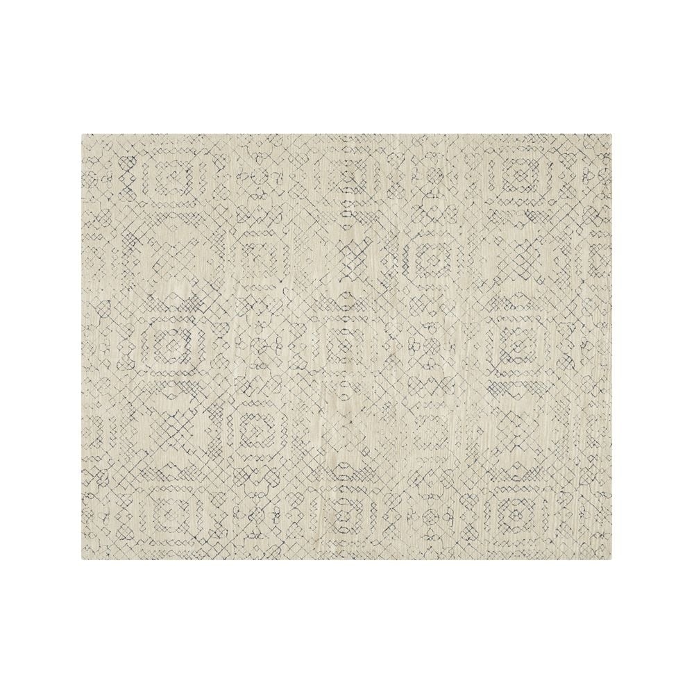 Azulejo Neutral Moroccan Style Area Rug 8'x10' - Image 0