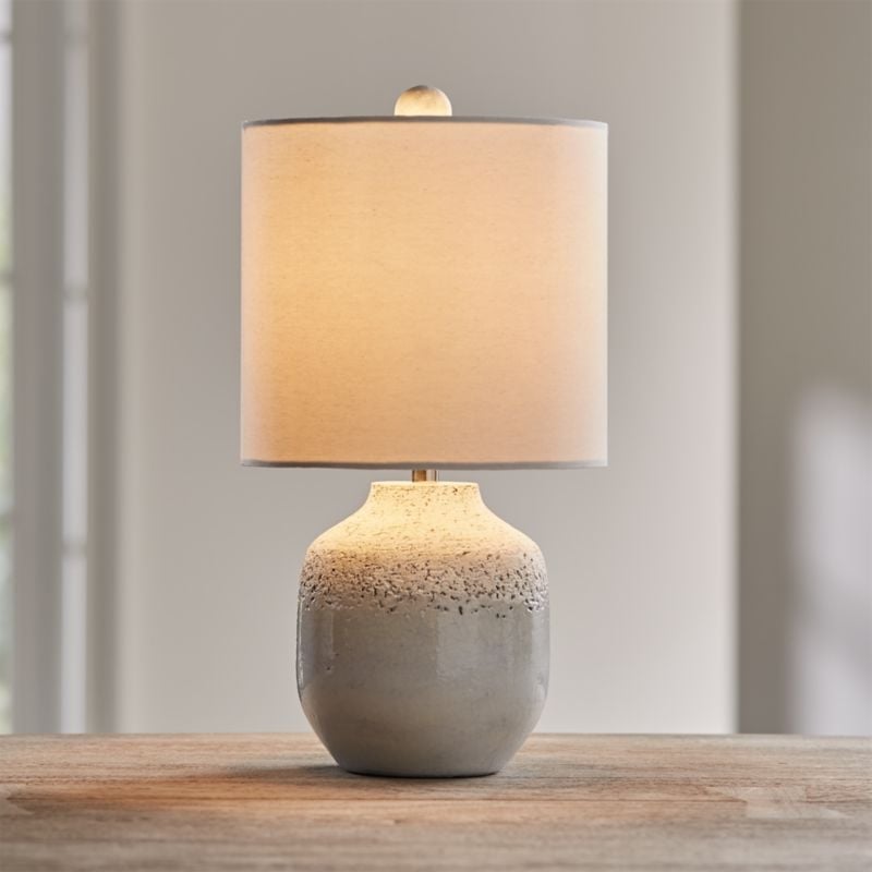 Quinn Grey and White Table Lamp - Image 2