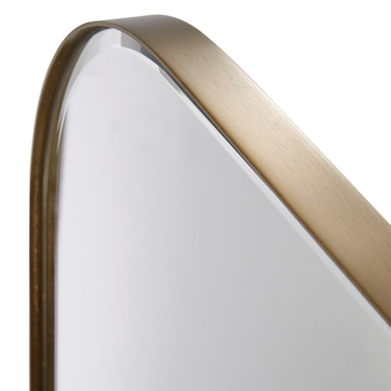 Edge Brass Arch Floor Mirror - Image 1